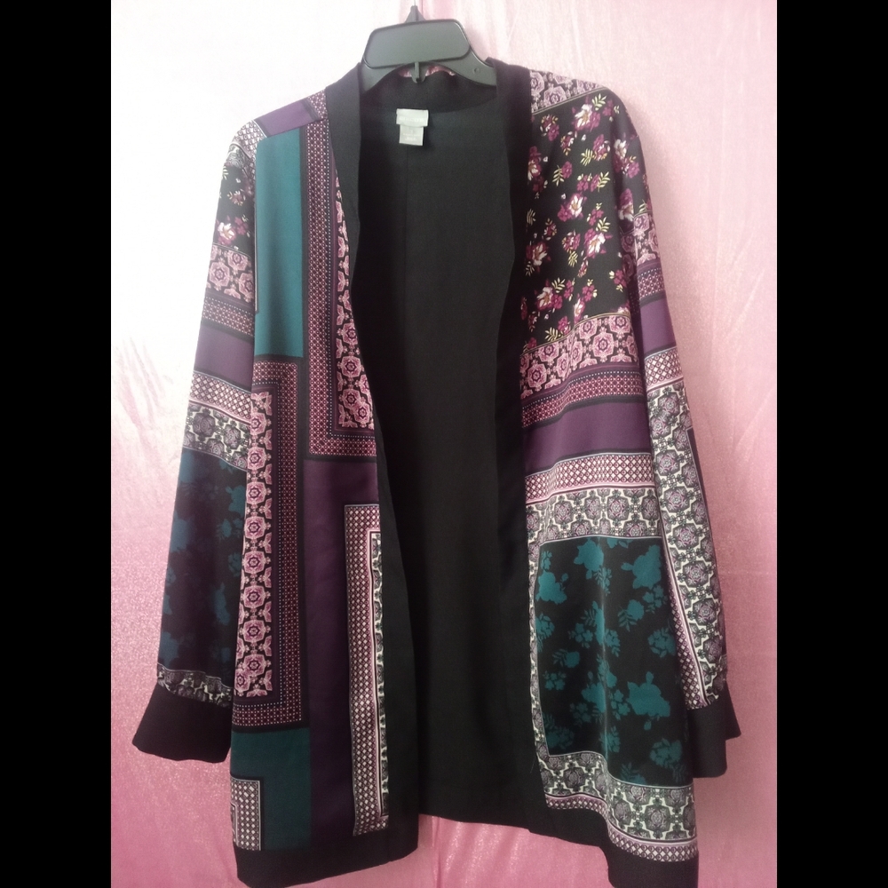 🆕 LISTING!! CHICO'S PATTERNED PRINTED BLAZER - image 1